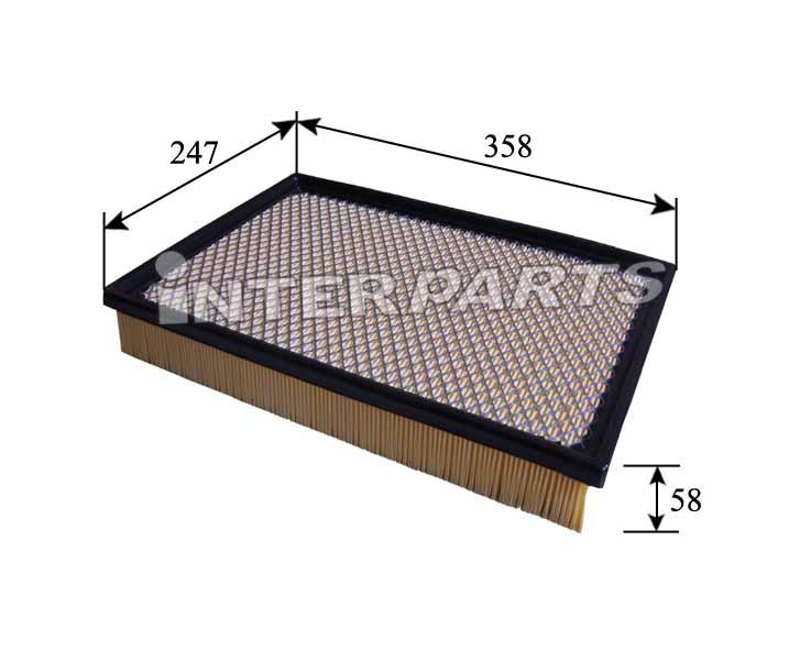 Interparts filter IPA-SS09 Air filter IPASS09