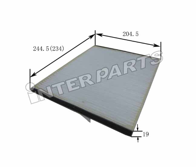 Interparts filter IPCA-D013 Filter, interior air IPCAD013