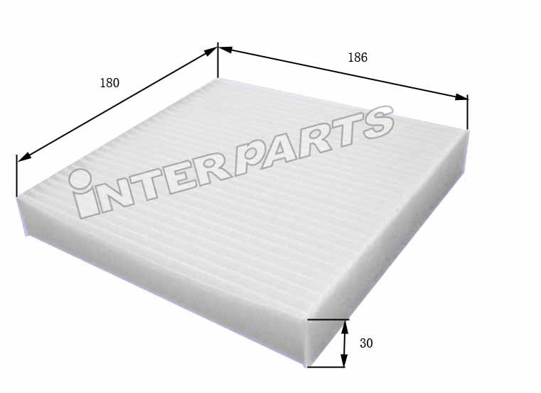 Interparts filter IPCA-E173 Filter, interior air IPCAE173
