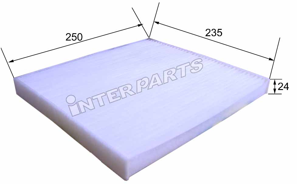 Interparts filter IPCA-E187 Filter, interior air IPCAE187