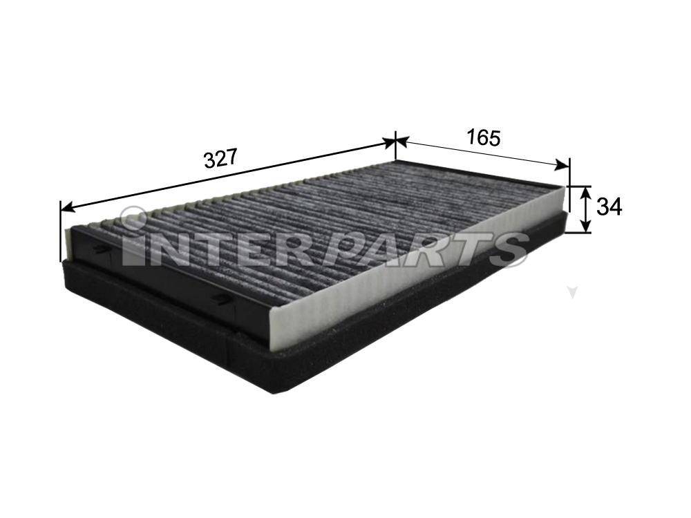 Interparts filter IPCA-E281C Filter, interior air IPCAE281C