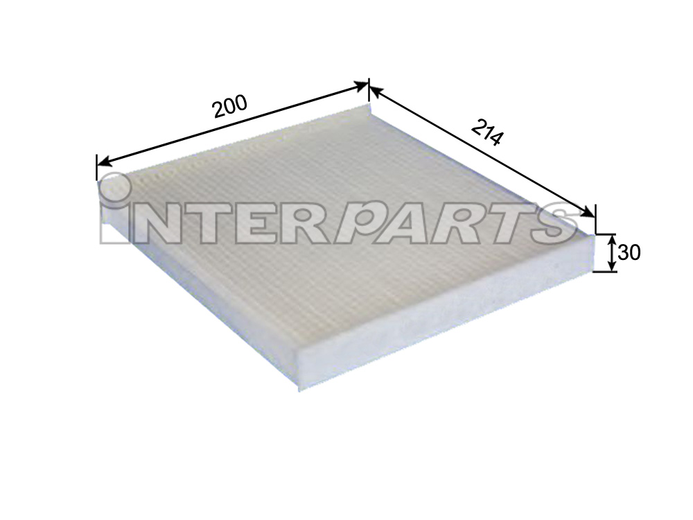 Interparts filter IPCA-E327 Filter, interior air IPCAE327