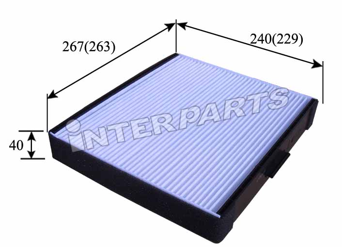 Interparts filter IPCA-H007 Filter, interior air IPCAH007