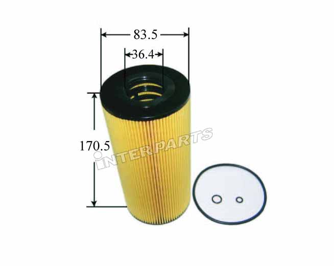 Interparts filter IPEO-722K Oil Filter IPEO722K