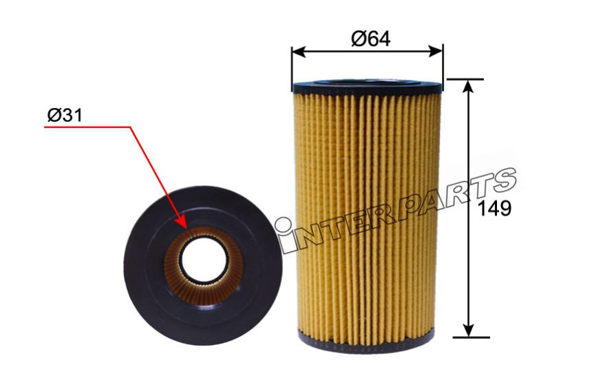 Interparts filter IPEO-752 Oil Filter IPEO752