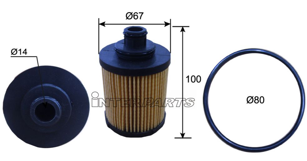 Interparts filter IPEO-785 Oil Filter IPEO785