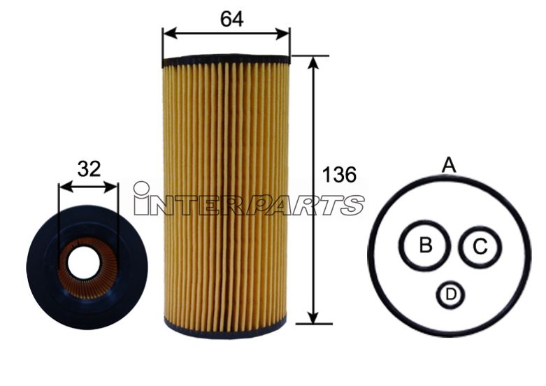 Interparts filter IPEO-786 Oil Filter IPEO786
