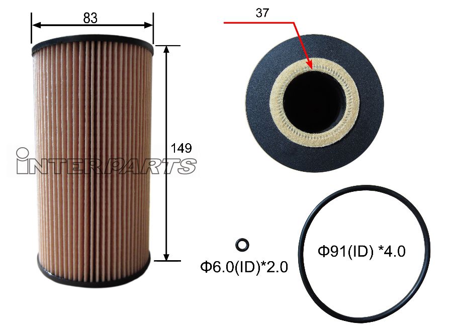 Interparts filter IPEO-790 Oil Filter IPEO790