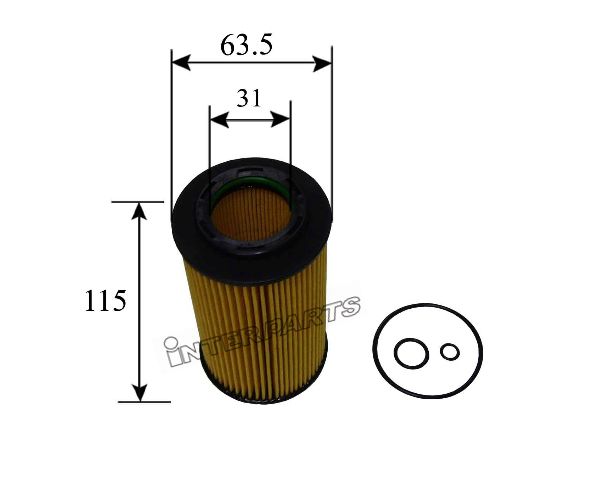 Interparts filter IPEO-794 Oil Filter IPEO794