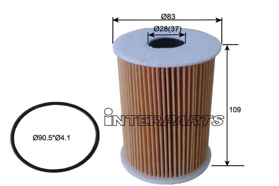 Interparts filter IPEO-844 Oil Filter IPEO844