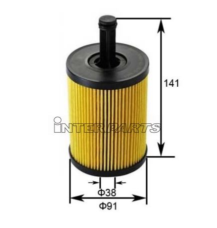 Interparts filter IPEO-847 Oil Filter IPEO847