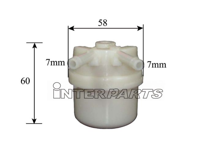 Interparts filter IPF-101P Fuel filter IPF101P