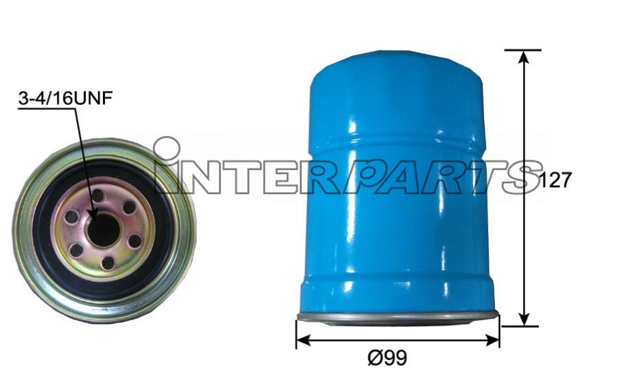 Interparts filter IPF-211 Fuel filter IPF211