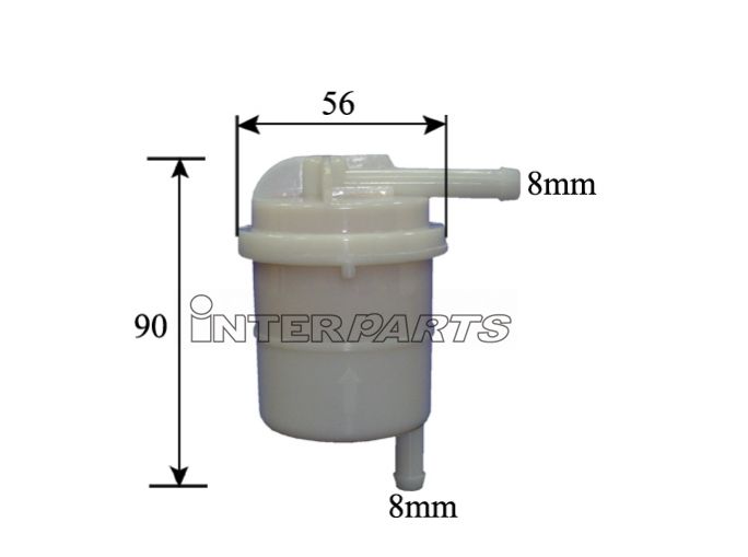Interparts filter IPF-301P Fuel filter IPF301P