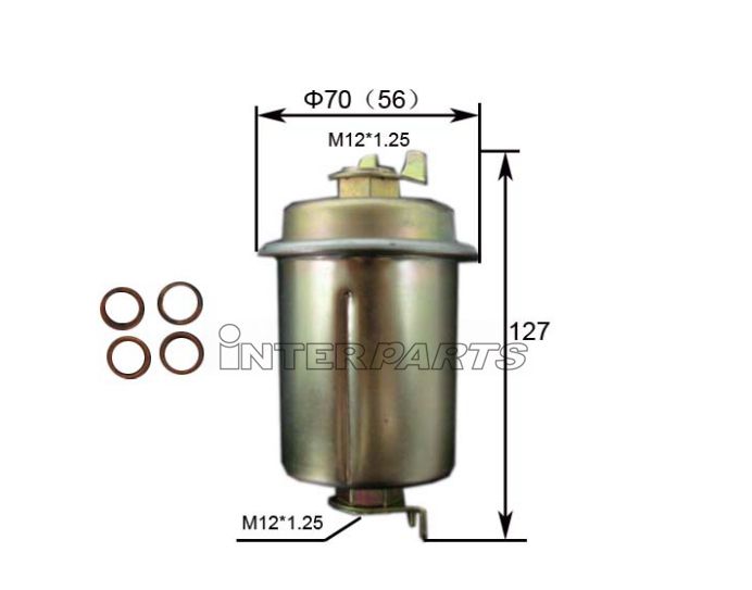 Interparts filter IPF-315 Fuel filter IPF315