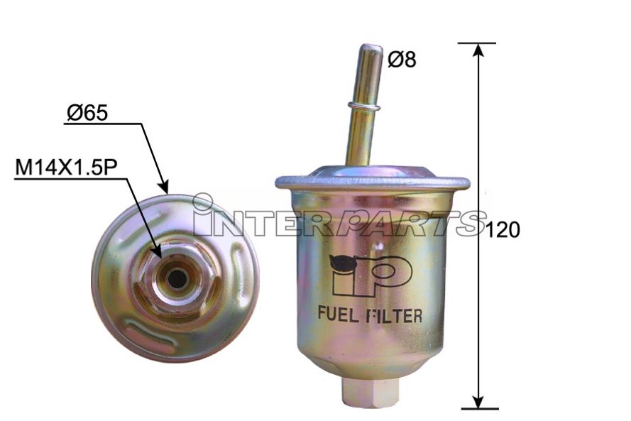 Interparts filter IPF-340 Fuel filter IPF340