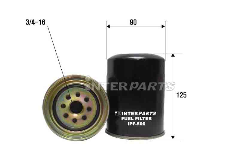 Interparts filter IPF-506 Fuel filter IPF506
