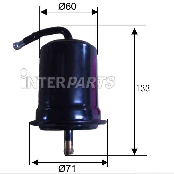 Interparts filter IPF-617 Fuel filter IPF617