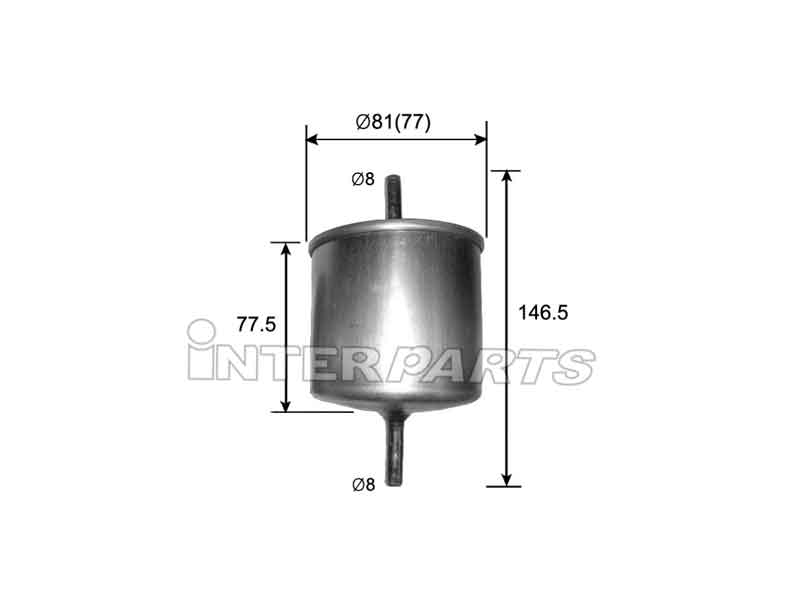 Interparts filter IPF-642 Fuel filter IPF642
