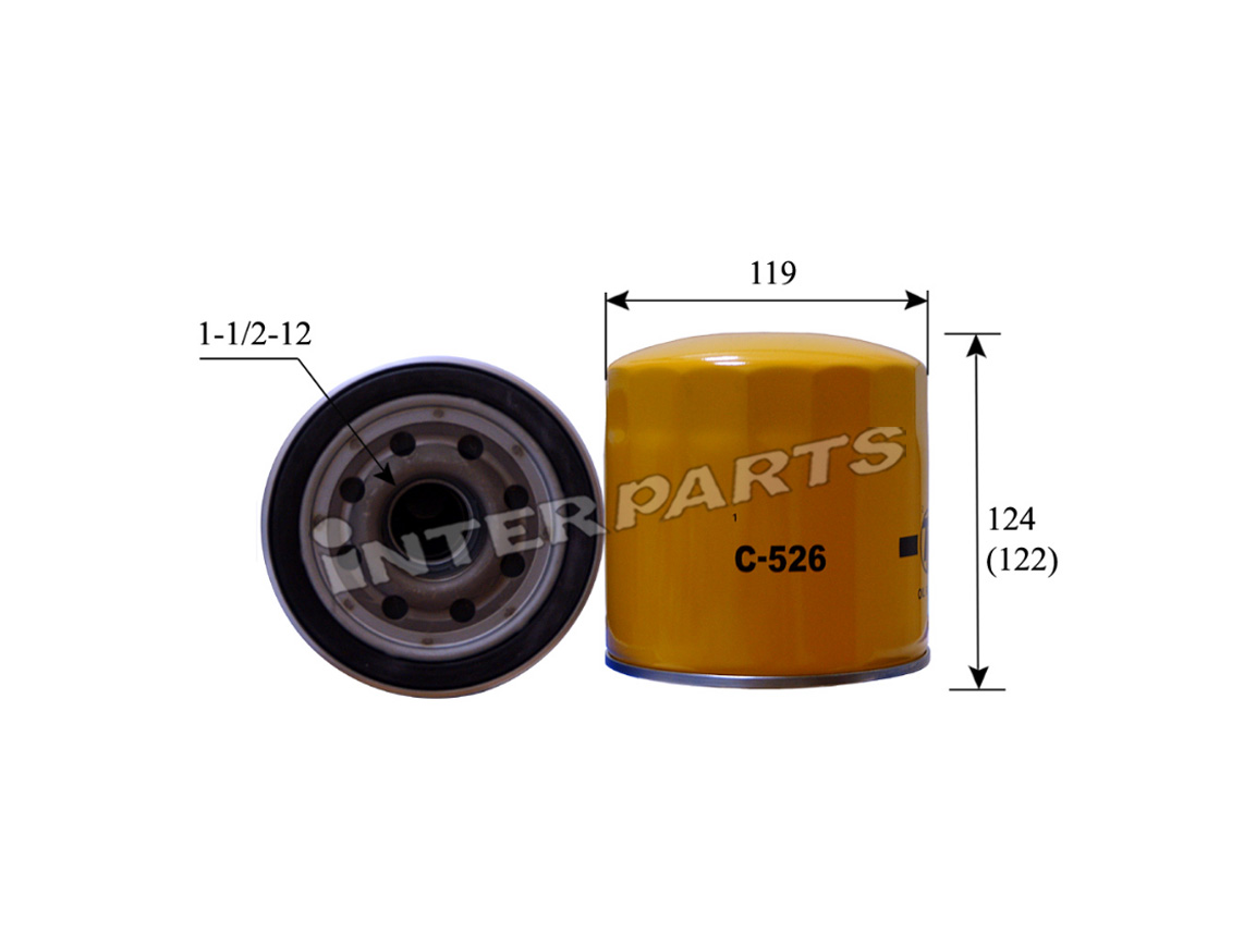 Interparts filter IPO-237 Oil Filter IPO237