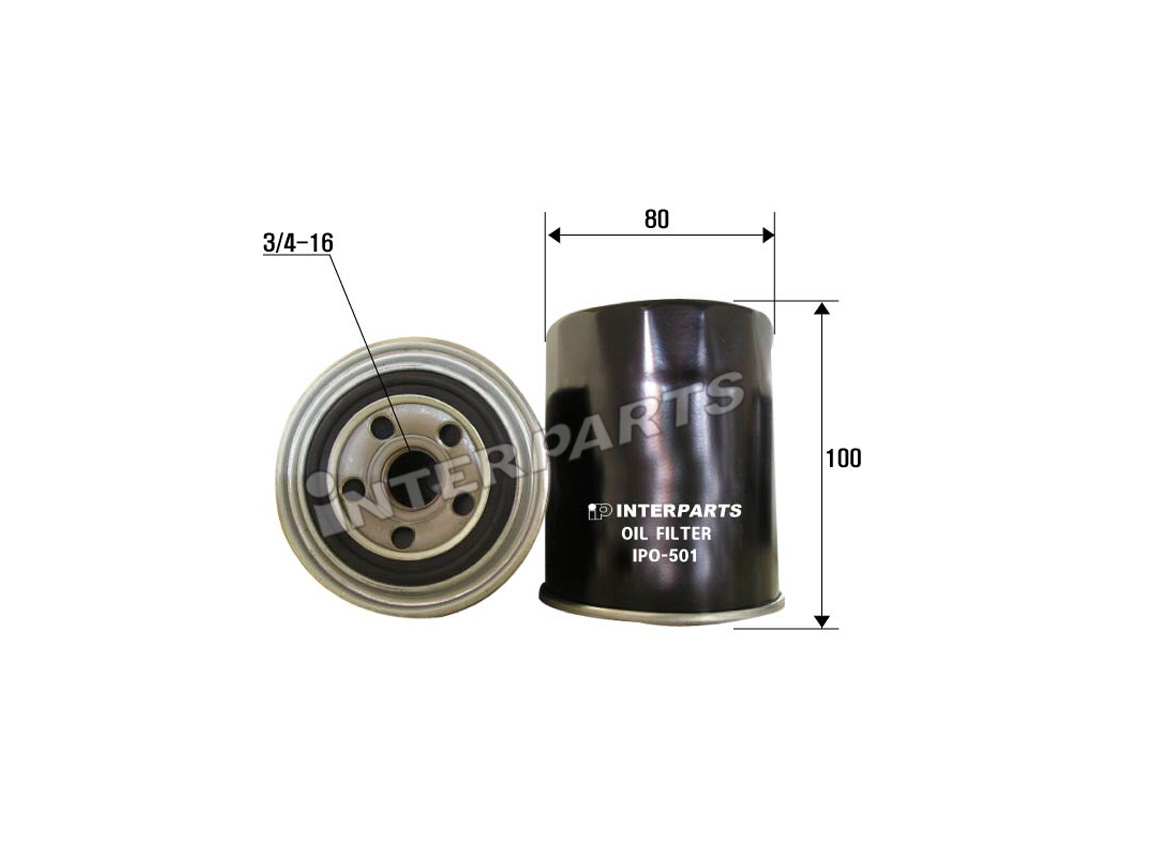 Interparts filter IPO-501 Oil Filter IPO501