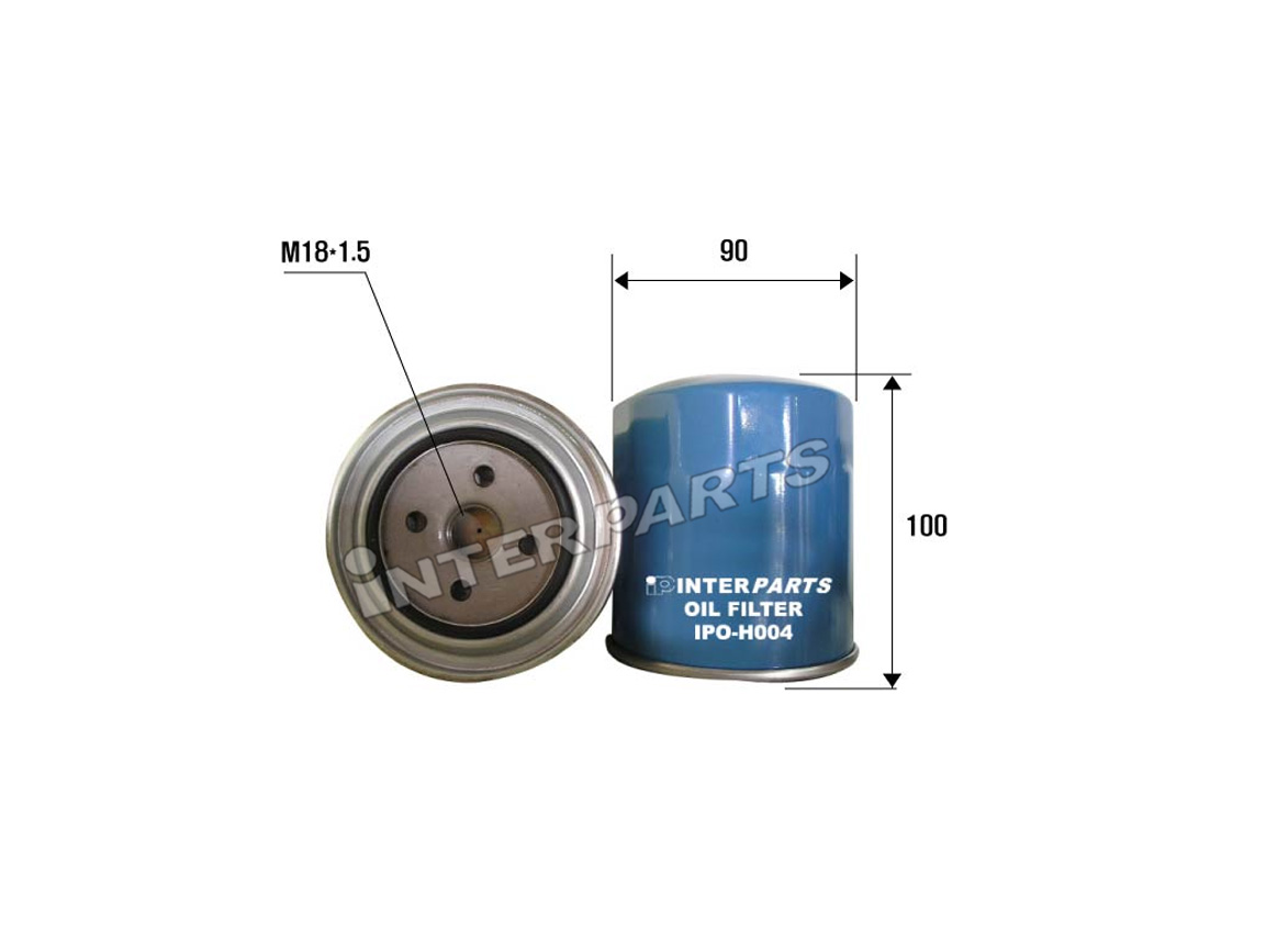 Interparts filter IPO-H004 Oil Filter IPOH004