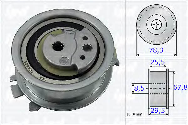 IPD 15-3755 Tensioner pulley, timing belt 153755