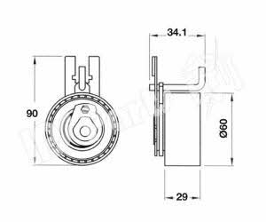 Ips parts ITB-6347 Tensioner pulley, timing belt ITB6347