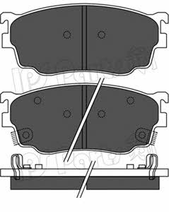 Ips parts IBD-1367 Brake Pad Set, disc brake IBD1367