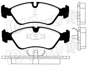 Ips parts IBD-1376 Brake Pad Set, disc brake IBD1376