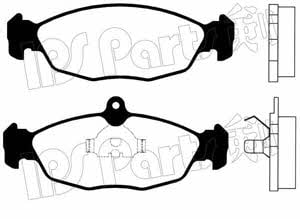 Ips parts IBD-1390 Brake Pad Set, disc brake IBD1390