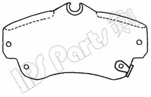 Ips parts IBD-1094 Brake Pad Set, disc brake IBD1094