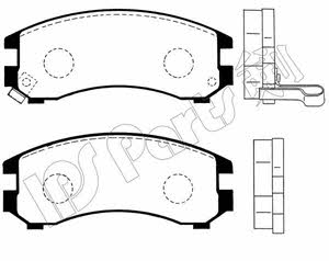 Ips parts IBD-1135 Brake Pad Set, disc brake IBD1135