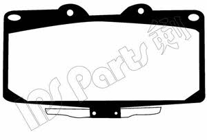 Ips parts IBD-1188 Brake Pad Set, disc brake IBD1188