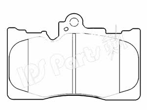 Ips parts IBD-1207 Brake Pad Set, disc brake IBD1207