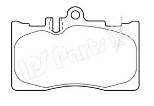 Ips parts IBD-1208 Brake Pad Set, disc brake IBD1208