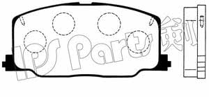 Ips parts IBD-1237 Brake Pad Set, disc brake IBD1237