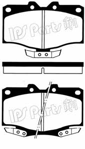 Ips parts IBD-1256 Brake Pad Set, disc brake IBD1256