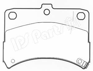 Ips parts IBD-1603 Brake Pad Set, disc brake IBD1603