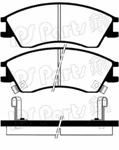 Ips parts IBD-1710 Brake Pad Set, disc brake IBD1710
