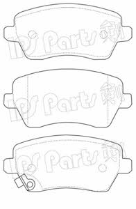 Ips parts IBD-1884 Brake Pad Set, disc brake IBD1884