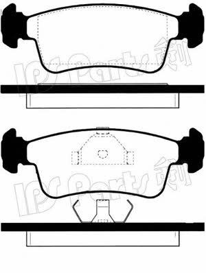 Ips parts IBD-1898 Brake Pad Set, disc brake IBD1898