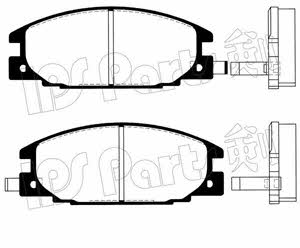 Ips parts IBD-1904 Brake Pad Set, disc brake IBD1904