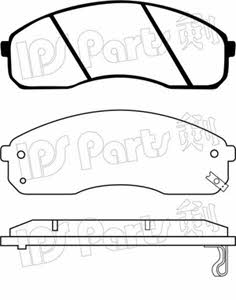 Ips parts IBD-1K05 Brake Pad Set, disc brake IBD1K05