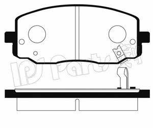 Ips parts IBD-1K12 Brake Pad Set, disc brake IBD1K12