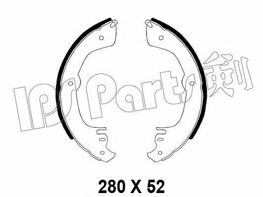 Ips parts IBL-4003 Disc brake pad set IBL4003