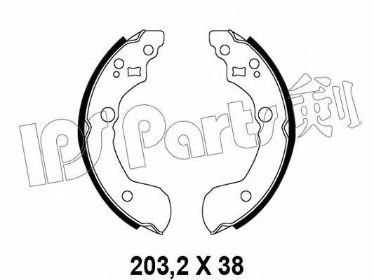 Ips parts IBL-4191 Disc brake pad set IBL4191