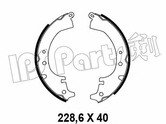 Ips parts IBL-4203 Disc brake pad set IBL4203