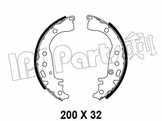 Ips parts IBL-4204 Disc brake pad set IBL4204