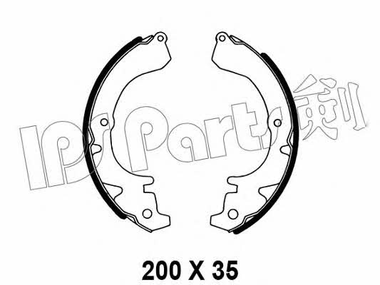 Ips parts IBL-4206 Disc brake pad set IBL4206